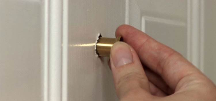 peephole door repair in Alpine