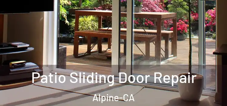  Patio Sliding Door Repair Alpine-CA